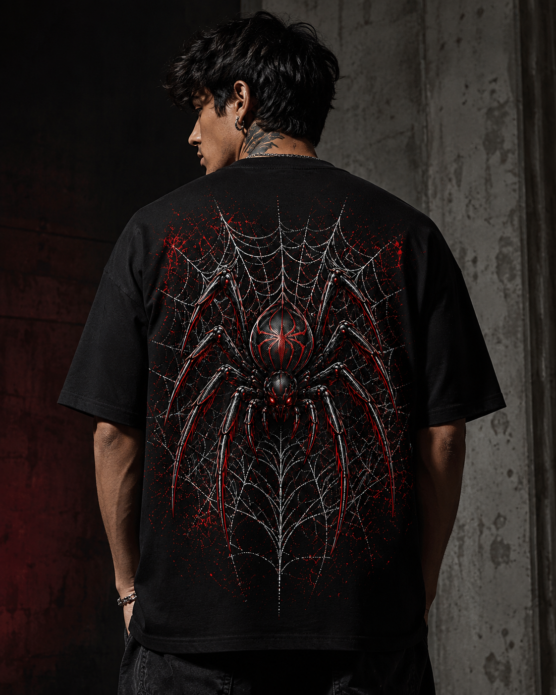 🕷️ FEAR WEBS — Limited Edition Oversized T-Shirt