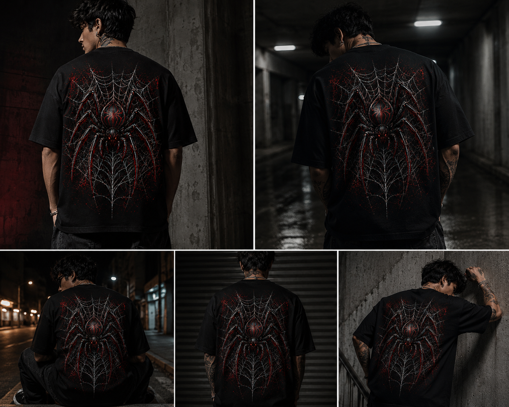 🕷️ FEAR WEBS — Limited Edition Oversized T-Shirt