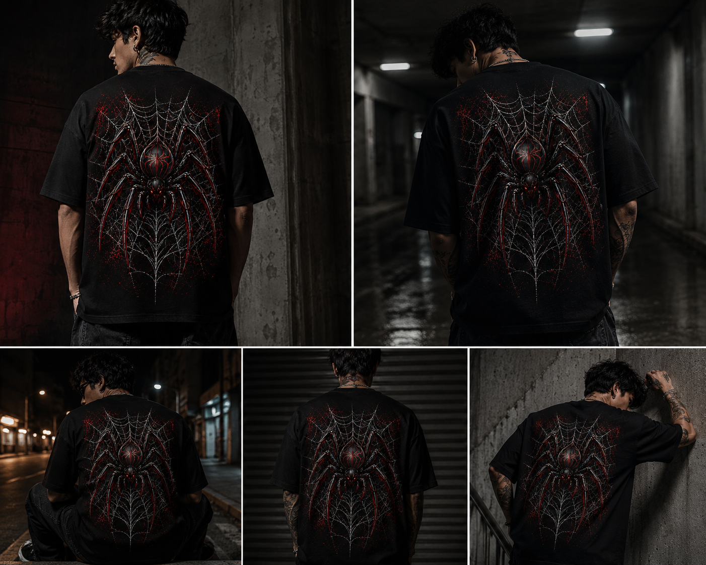 🕷️ FEAR WEBS — Limited Edition Oversized T-Shirt