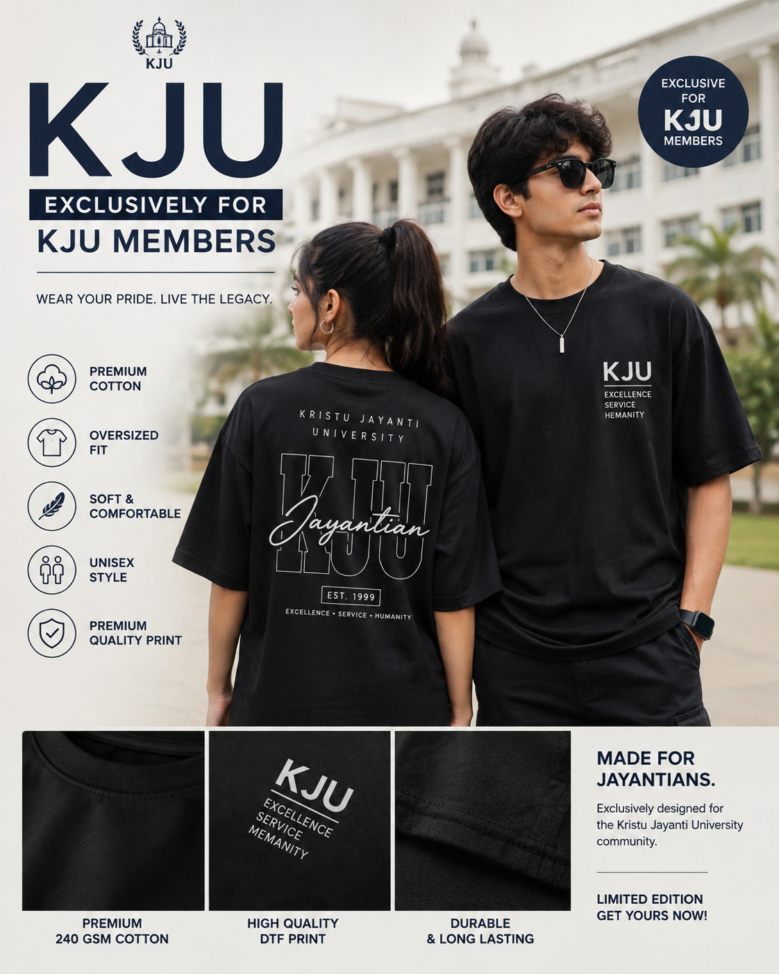 KJU Exclusive – Signature Edition Oversized T-Shirt